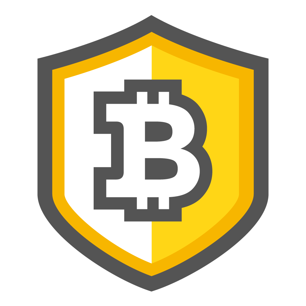 bitcoin shield icon