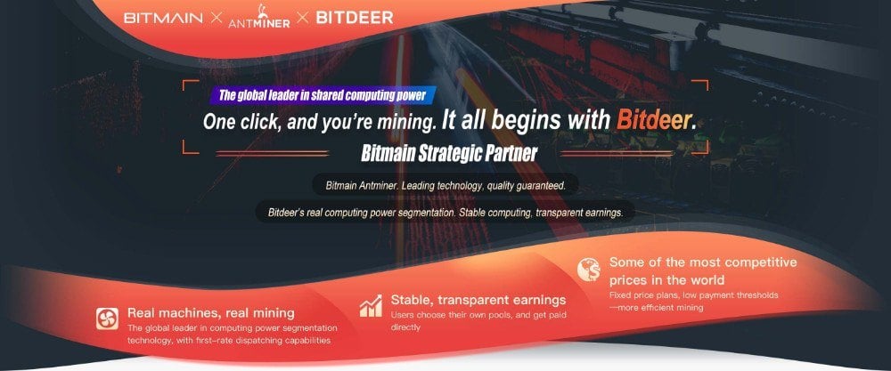 bitmain and bitdder partnership page
