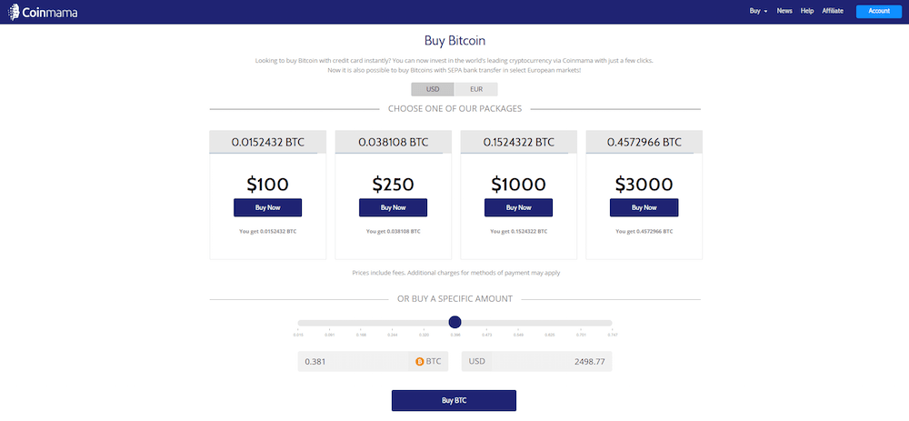 Cumpără Bitcoin online