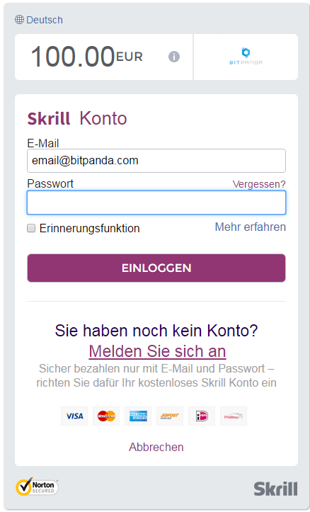 buy bitcoin with skrill