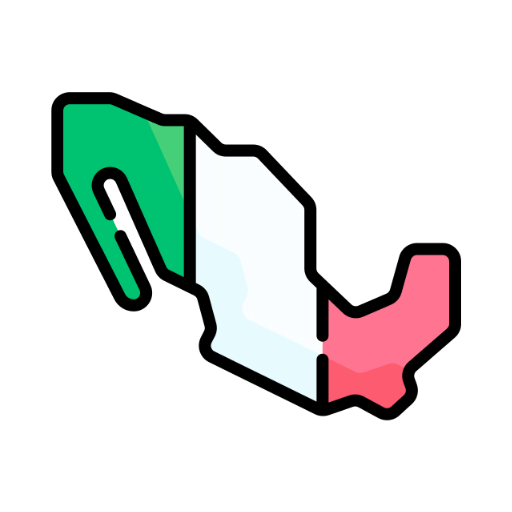 mexico map icon
