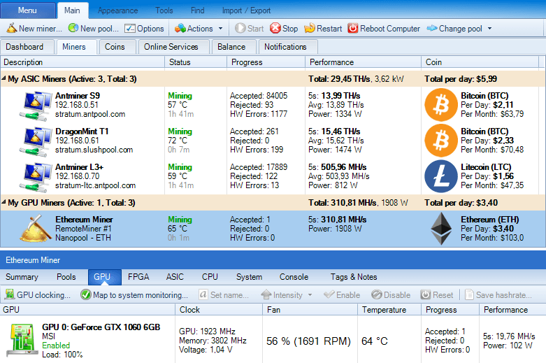 bitcoin mining pool software