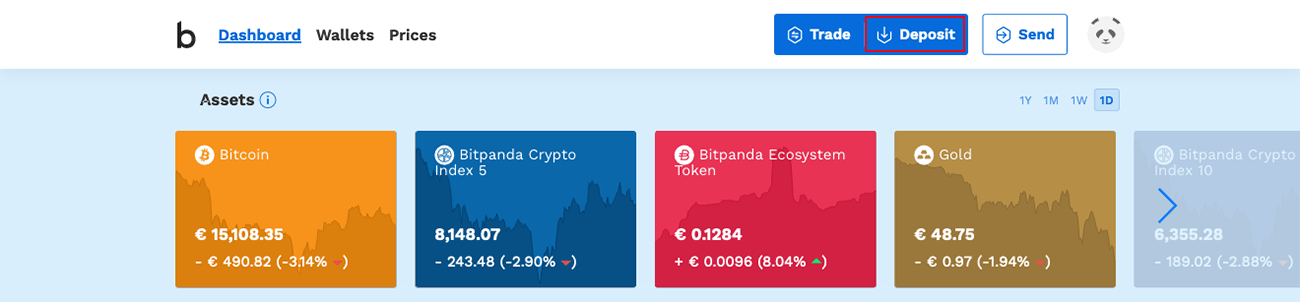 bitpanda deposit