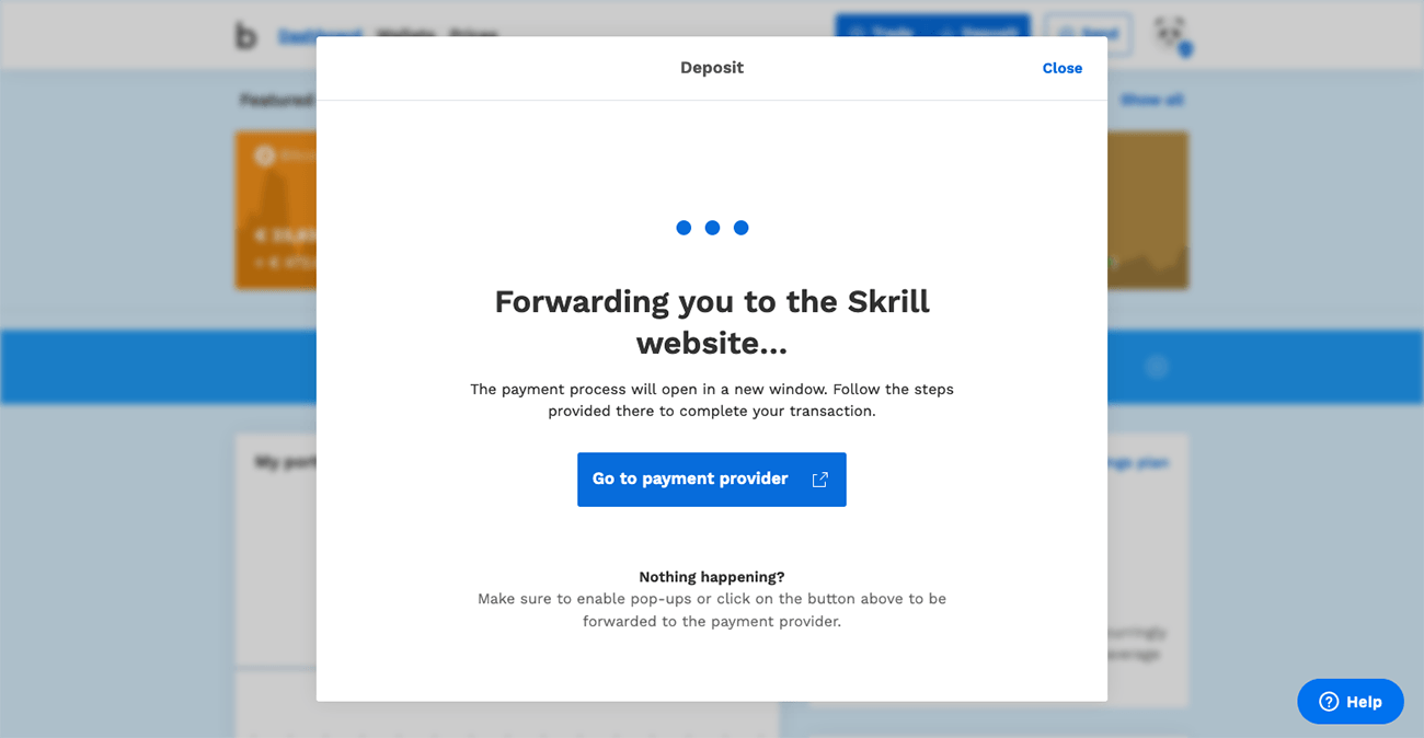bitpanda skrill redirect