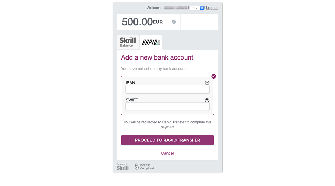 skrill payment