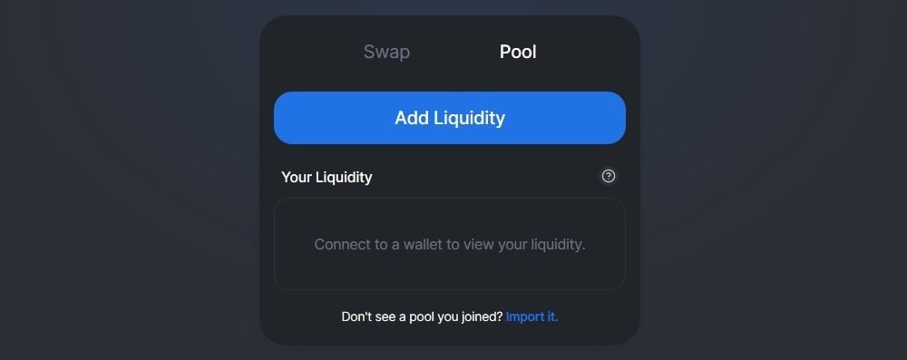uniswap liquidity pool