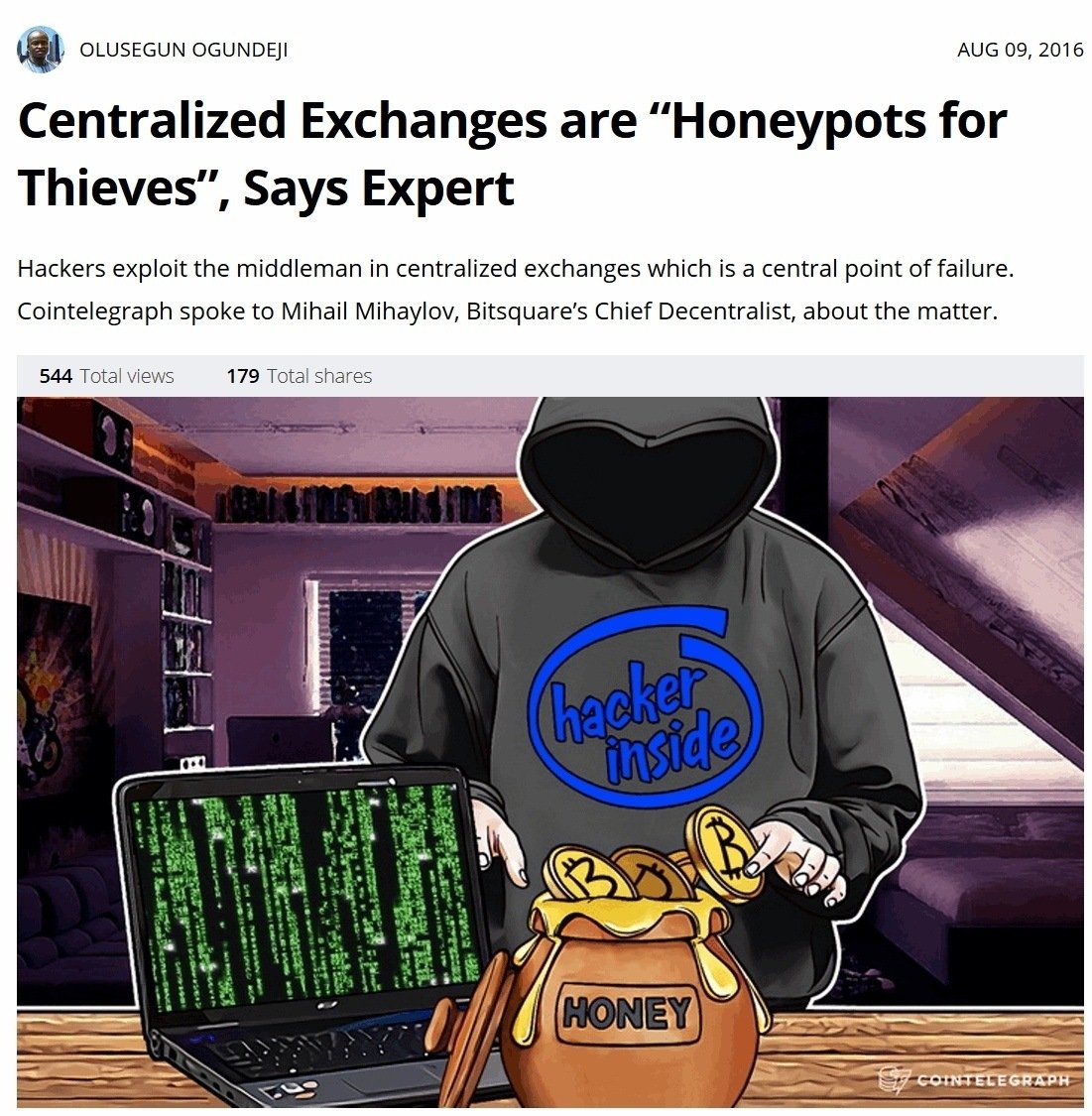 exchanges are honeypots headline
