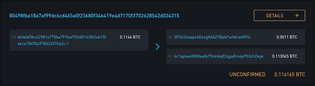 transaction id