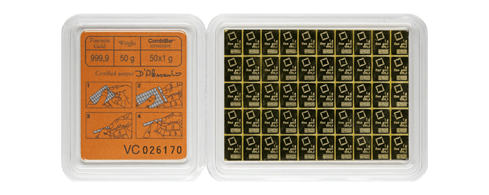 combibar chocolate gold bar